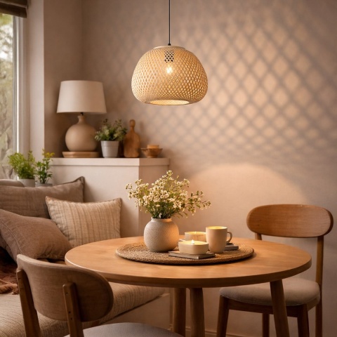 Lampa wisząca Petra - zwis 1xE27 czarna 35 cm Milagro