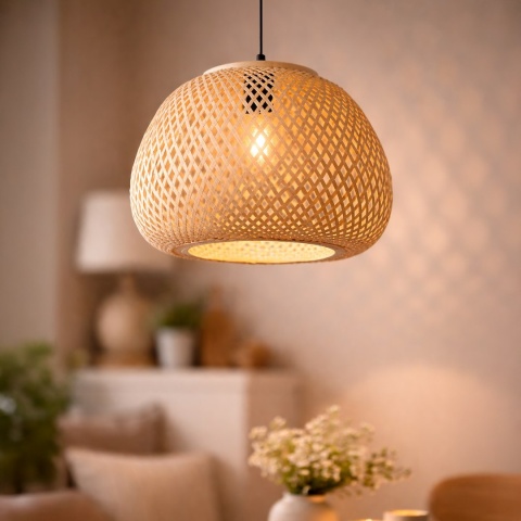 Lampa wisząca Petra - zwis 1xE27 czarna 35 cm Milagro