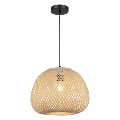 Lampa wisząca Petra - zwis 1xE27 czarna 35 cm Milagro