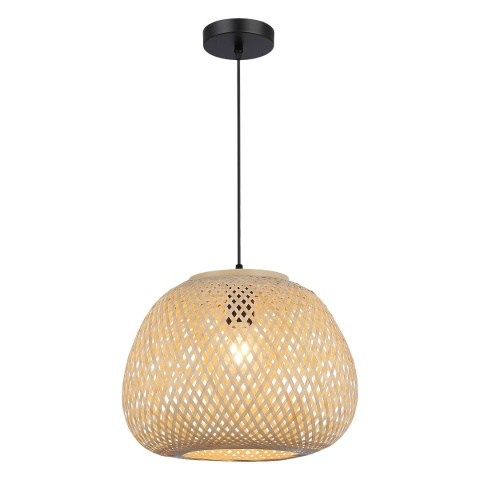 Lampa wisząca Petra - zwis 1xE27 czarna 35 cm Milagro