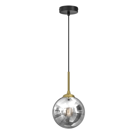 Lampa wisząca REFLEX - zwis 1xE14 czarna 17 cm Milagro