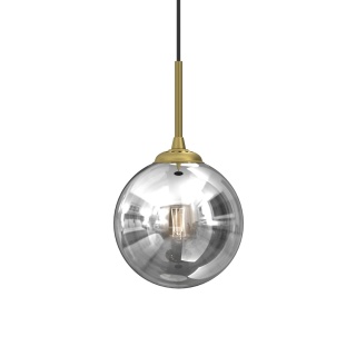 Lampa wisząca REFLEX - zwis 1xE14 czarna 17 cm Milagro