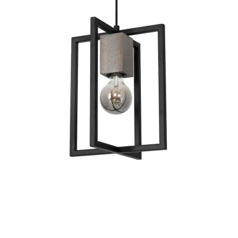Lampa wisząca Ralph - zwis 3xE27 czarna 100 cm Milagro