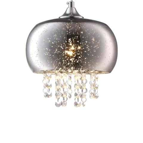 Lampa wisząca STARLIGHT - zwis 1xE14 chromowana 21 cm Milagro