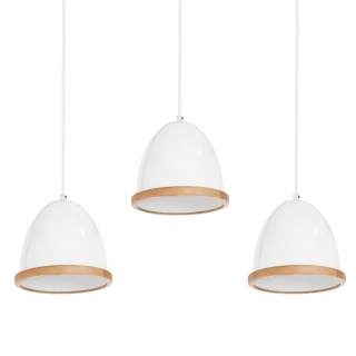 Lampa wisząca STUDIO - zwis 3xE27 biała 65 cm Milagro