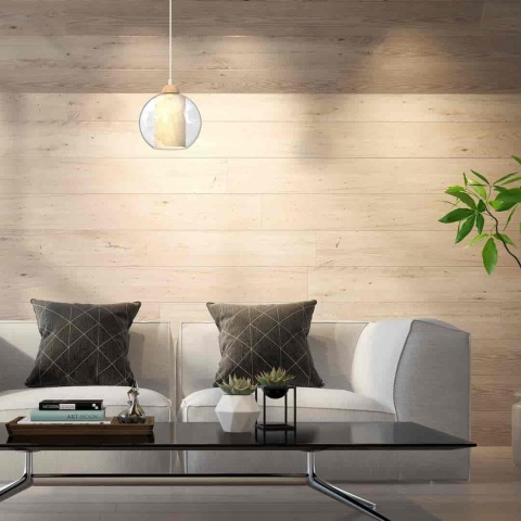 Lampa wisząca TELA - zwis 1xE27 biała 20 cm Milagro