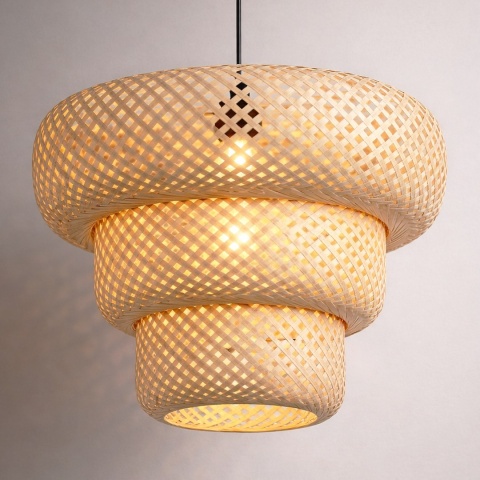 Lampa wisząca Tulum - zwis 1xE27 czarna 35 cm Milagro