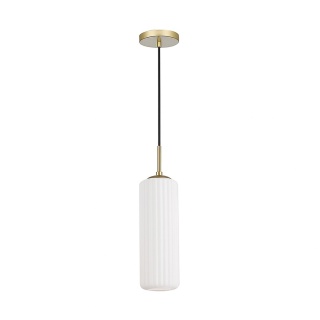 Lampa wisząca wiszaca Vesta - zwis 1xE27 złota 10 cm Milagro