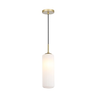 Lampa wisząca wiszaca Vesta - zwis 1xE27 złota 10 cm Milagro