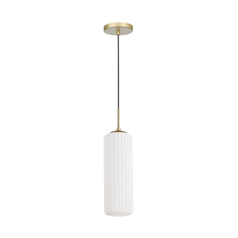 Lampa wisząca wiszaca Vesta - zwis 1xE27 złota 10 cm Milagro
