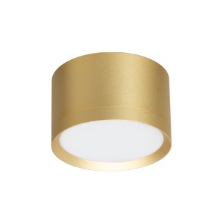 Oprawa Natynkowa Sufitowa Halogenowa Niska Kubełek do LED Cyklop Spot Tuba Złoty 1x GX53