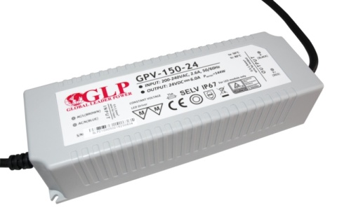 Zasilacz LED hermetyczny GLP GPV-150-24 24V 6A 144W IP67