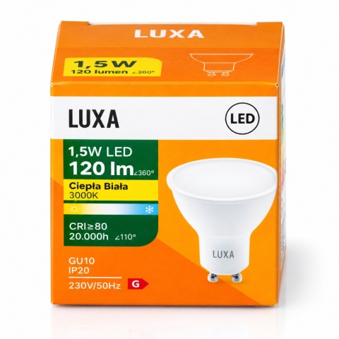 Żarówka LUXA GU10 1,5W