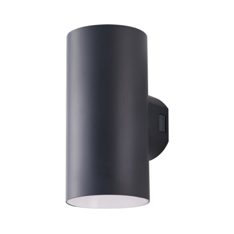 Kinkiet LED ROLAND 2 18W 3000K IP65 ciemnoszary AZzardo AZ5227