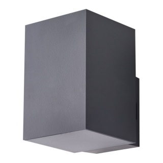Kinkiet LED ROLAND SQ 9W 3000K IP65 ciemnoszary AZzardo AZ5229