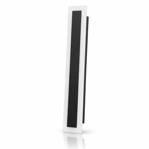 Kinkiet LED WOW ML1723 60cm z białą ramką i czarnym panelem na białym tle