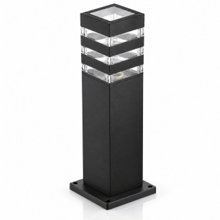 Lampa ogrodowa słupek E27 50cm IP44 czarny TAXUS 2 LUMILED LUMOGR0756