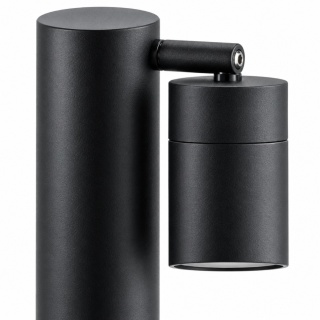 Lampa ogrodowa słupek GU10 ASTI 45cm czarna IP44 regulowana LUMILED