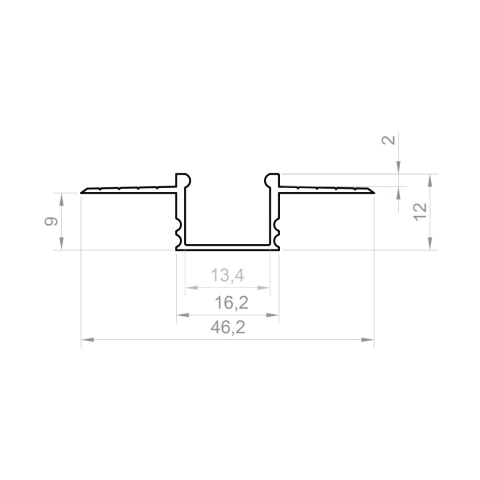 Profil LED GK18-3 biały 2m Tech-Light