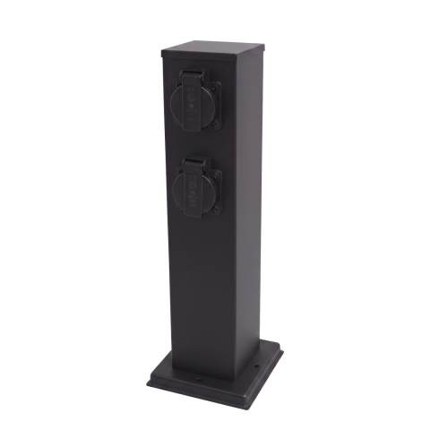 Słupek ogrodowy z gniazdami 230V Electric 40cm 4 gniazda Schuko 16A IP44 EKO2900