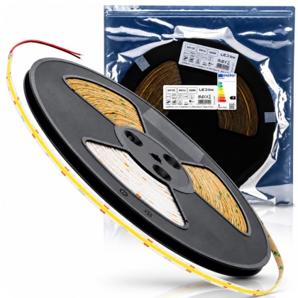 Taśma LED COB 24V 8W/m 800lm/m 3000K z rolki 30m IP20 LED line PRIME LEDLINE cena za 1m
