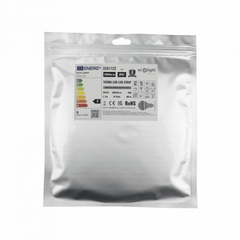 Taśma LED COB 24V 9W/m 4000K 1035lm/m IP67 CRI90 ECO LIGHT 5m
