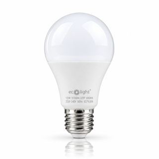 Żarówka LED E27 A60 12W 6500K 1200lm ECO LIGHT EC79388