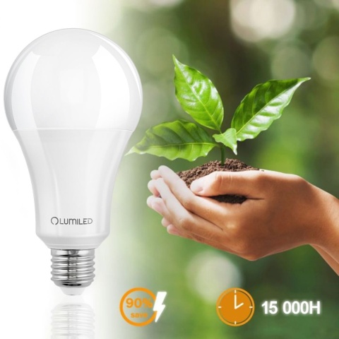 Żarówka LED E27 A80 18W = 150W 2430lm 4000K Barwa Neutralna 260°