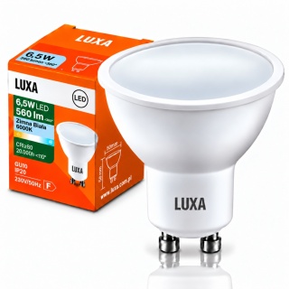 Żarówka LED GU10 6,5W 560lm Barwa Zimna 6000K 110°