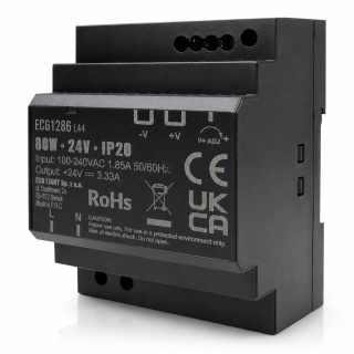 Zasilacz na Szynę DIN 24V 80W 12,5A Premium Modułowy do LED Ecolight Mocny