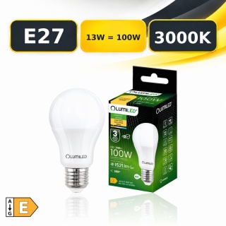 6x Żarówka LED E27 A60 LUMILED 13W = 100W 1521lm 3000K