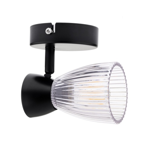 BEST BLACK - boczne ujęcie reflektorka i podstawy