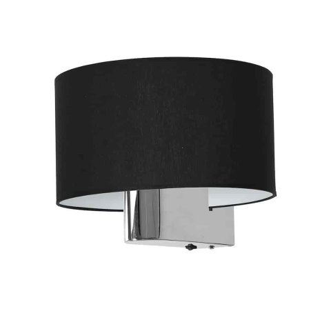 CASINO BLACK/CHROME - ujęcie lampy pod kątem
