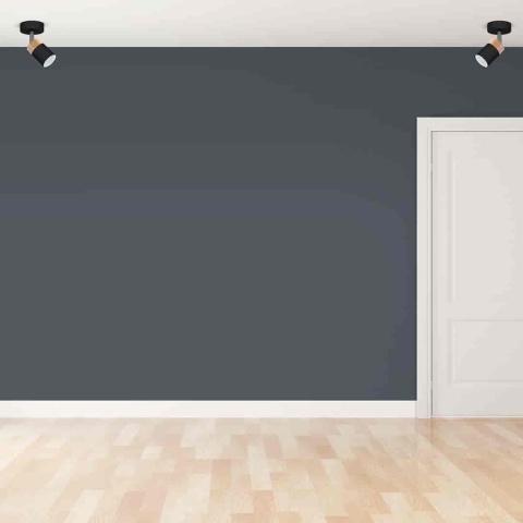 Oprawy JOKER BLACK/WOOD przy grafitowej ścianie