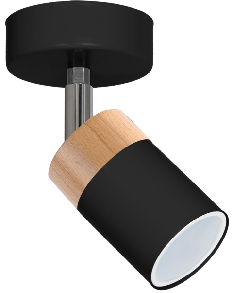 JOKER BLACK/WOOD - widok pod kątem na głowicę