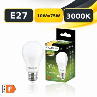Żarówka LED E27 A60 LUMILED LEDZARMI080 10W=75W 1055lm 3000K Ciepła 260°