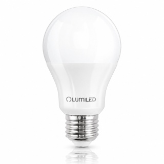 Żarówka LED E27 A60 10W = 75W 1100lm 6500K Zimna 260° LUMILED