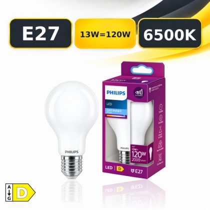 Żarówka LED E27 A67 PHILIPS Classic 13W = 120W 2000lm 6500K Mleczna