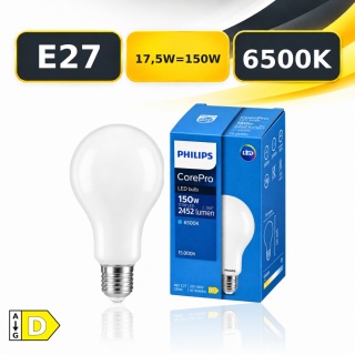 Żarówka LED E27 A67 PHILIPS CorePro 17,5W = 150W 2452lm 6500K Mleczna