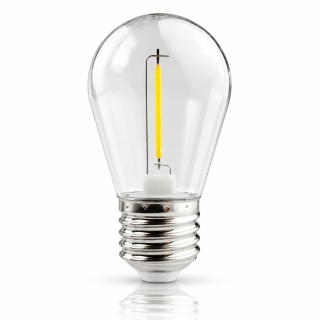 Żarówka LED E27 S14 Filament do girland 1W 2700K 60lm ECO LIGHT EC20086