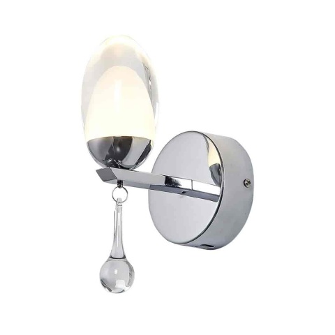 Kinkiet OVO 5W LED z owalnym kloszem i ozdobną zawieszką