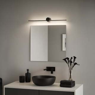 Kinkiet Artist Czarny 9W LED 60cm