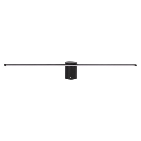 Kinkiet ARTIST czarny 9W LED 60cm - widok oprawy od góry