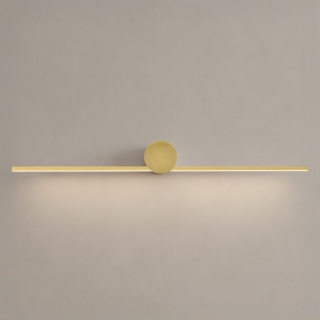 Kinkiet Artist Złoty 9W LED 60cm