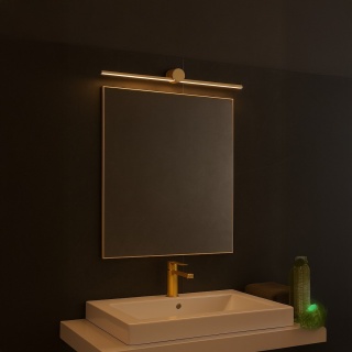 Kinkiet Artist Złoty 9W LED 60cm