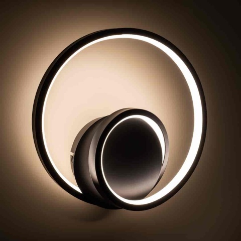 LUCERO BLACK LED - efekt światła widziany pod kątem
