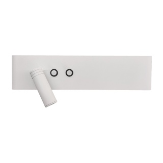 Kinkiet Resort lewy 10W + 3W LED 4000K Biały