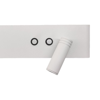 Kinkiet Resort prawy 10W + 3W LED 4000K Biały