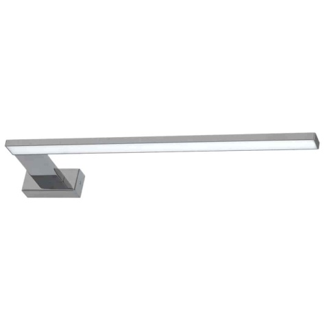 Kinkiet SHINE CHROME 45cm LED 11W - zbliżenie poziomej listwy świetlnej