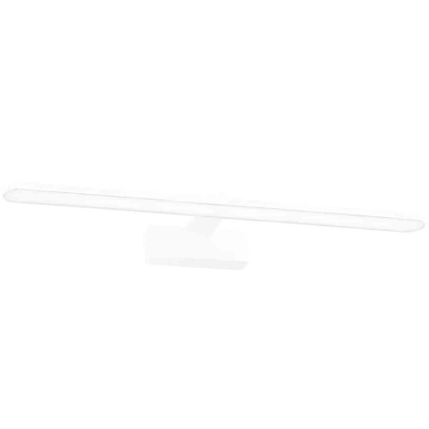 Kinkiet SPLASH biały 60cm LED 12W - widok podłużnej oprawy na białym tle
